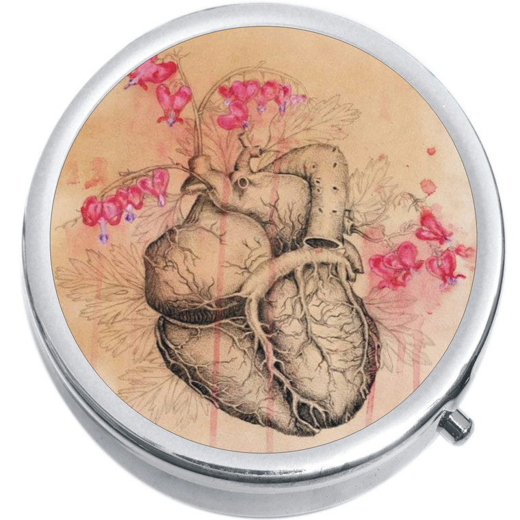 Anatomical Heart Art Medical Pill Box