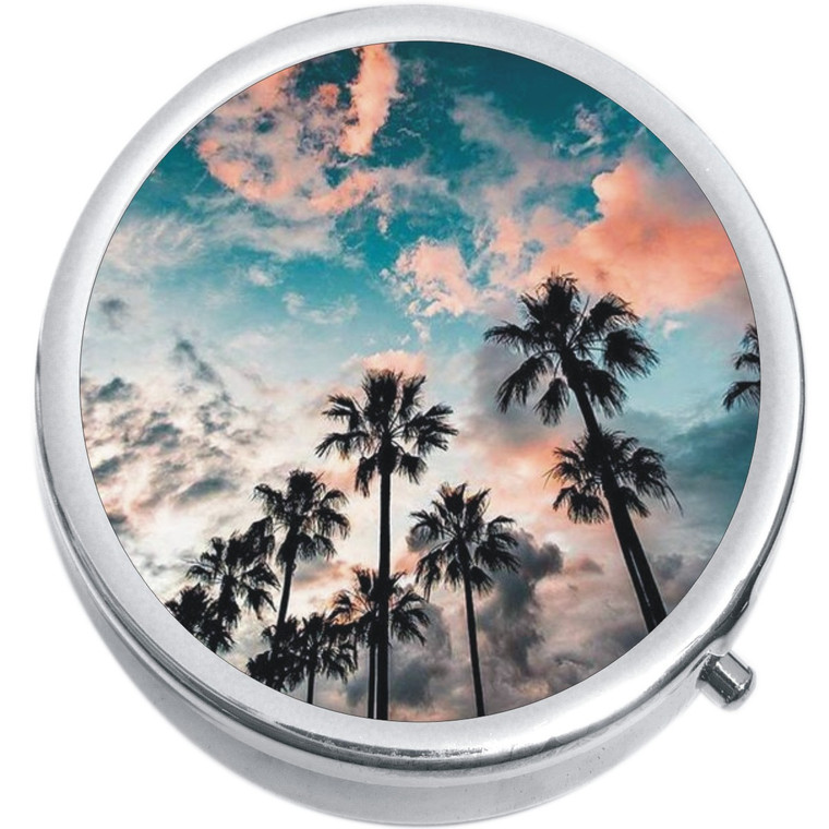 Palm Trees Medical Pill Box