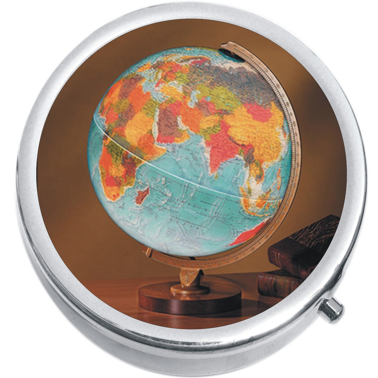Globe Travel World Medical Pill Box