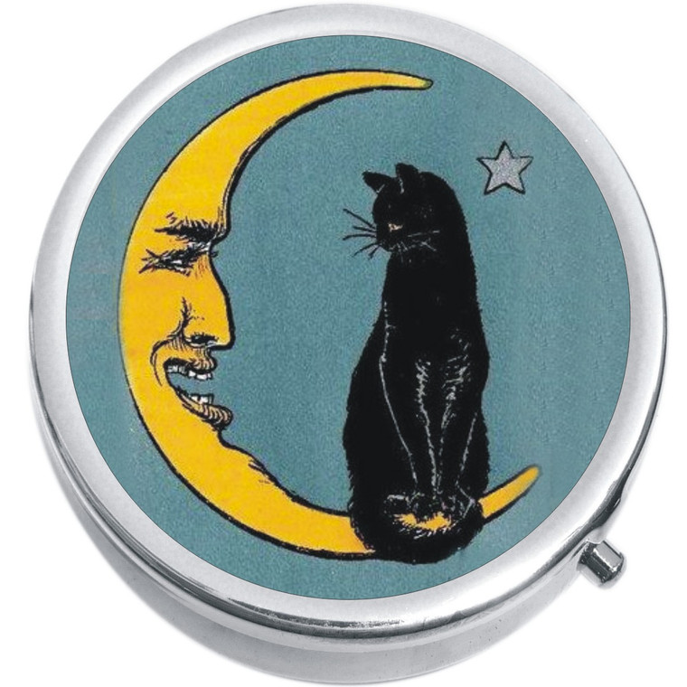 Cat and Moon Medical Pill Box