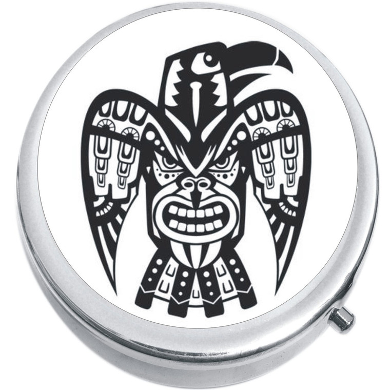 Tribal Bird Medical Pill Box