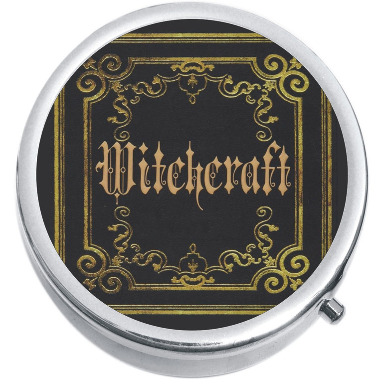 Witchcraft Gold Black Medical Pill Box