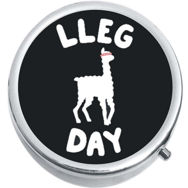 Lleg Day Llama Exercise Medical Pill Box