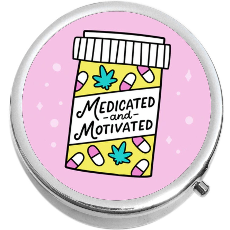 Medicated and Motivated Pill Box