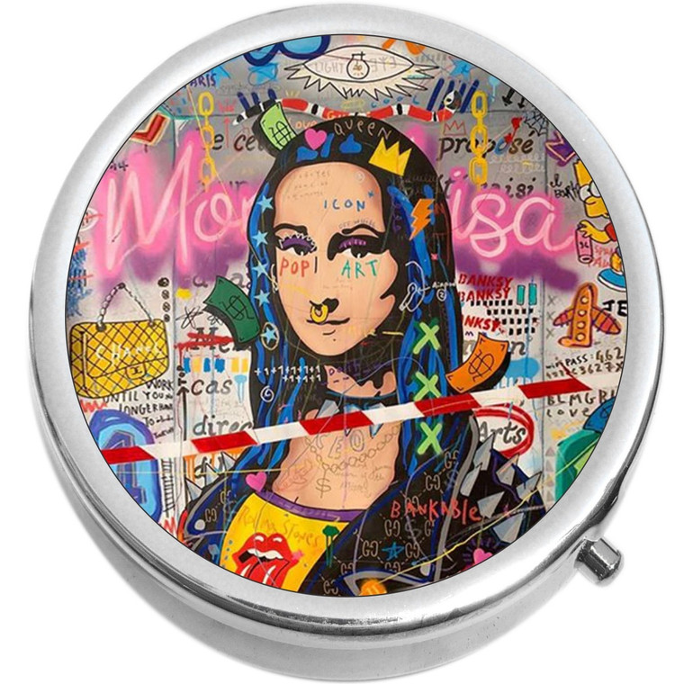 Mona Lisa Pop Art Pill Box