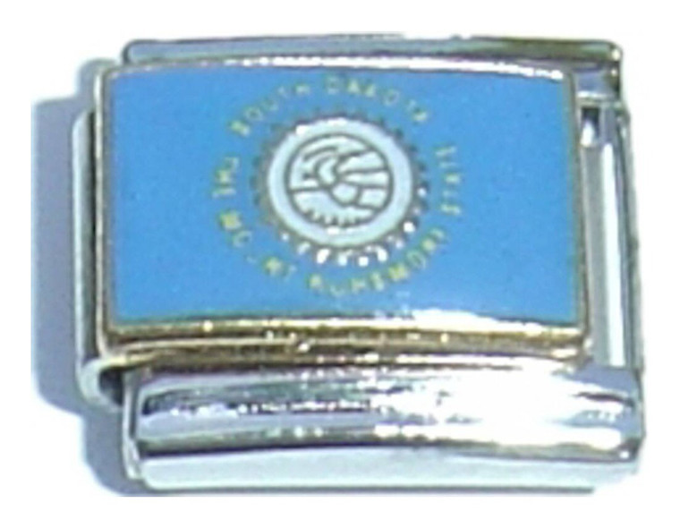 South Dakota State Flag Italian Charm