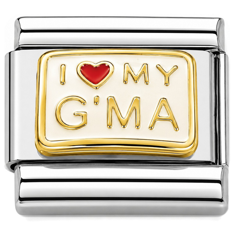 I Love My GMa Italian Charm