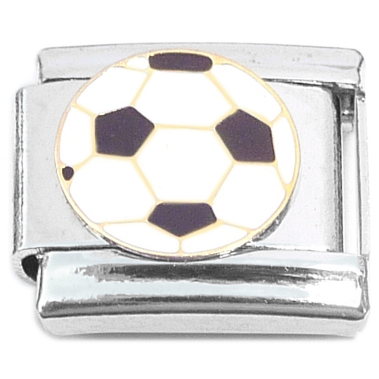 Soccer Ball Italian Charm