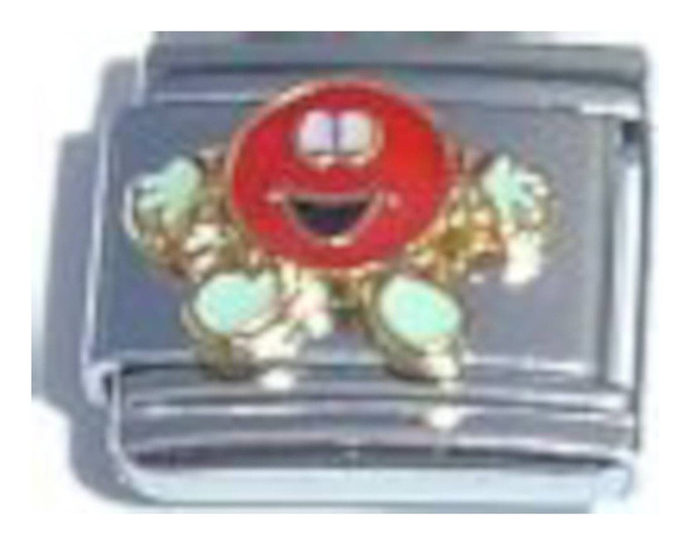 Red Smile Italian Charm