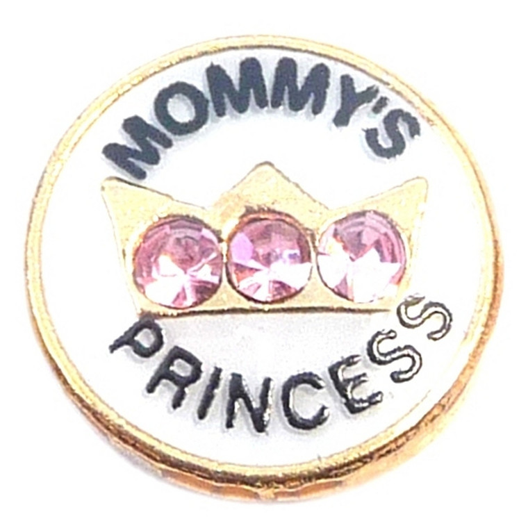 Mommys Princess Floating Locket Charm