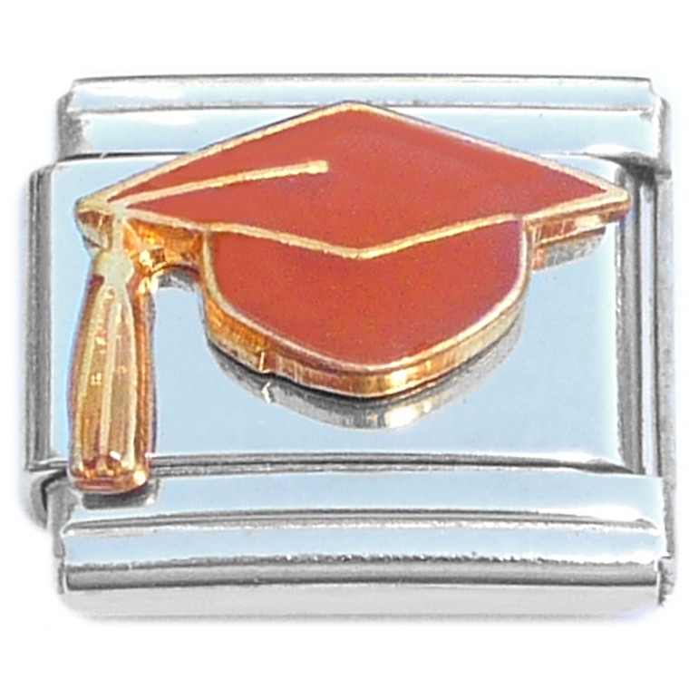Graduation Cap Italian Charm