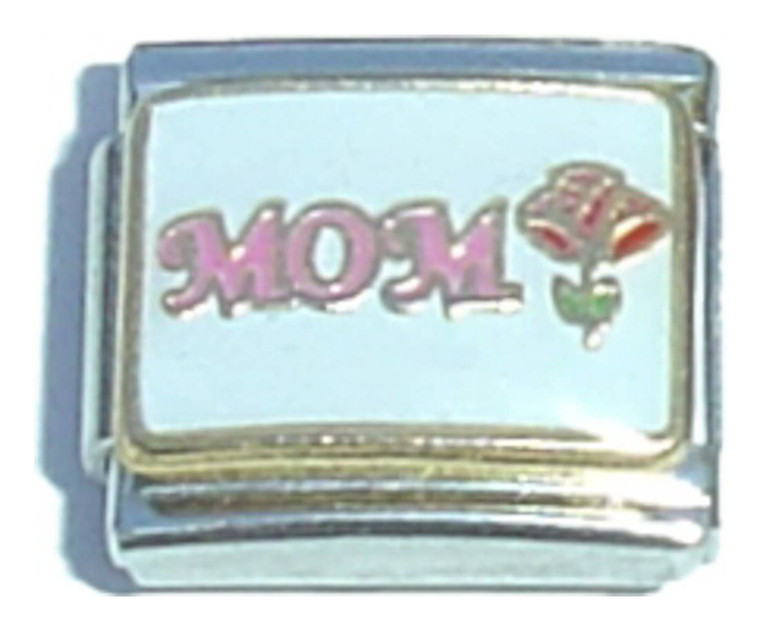 Mom With Heart Italian Charm