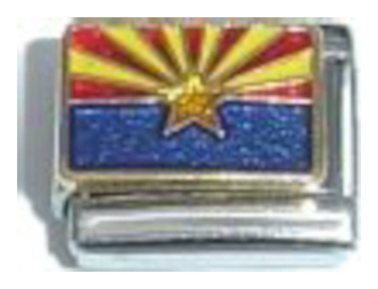 Arizona State Flag Italian Charm