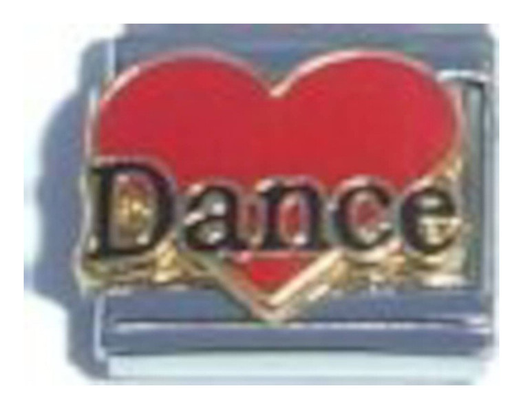 Dance Heart Italian Charm