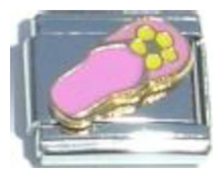 Flip Flop Pink Italian Charm