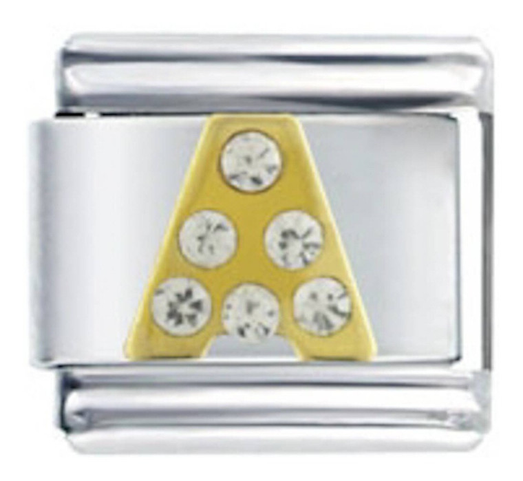 Letter A Italian Charm