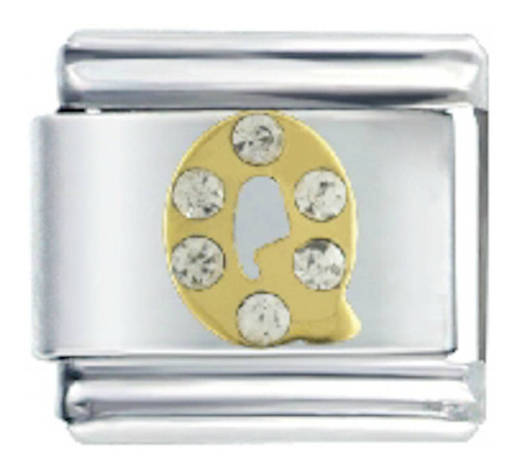 Letter Q Italian Charm