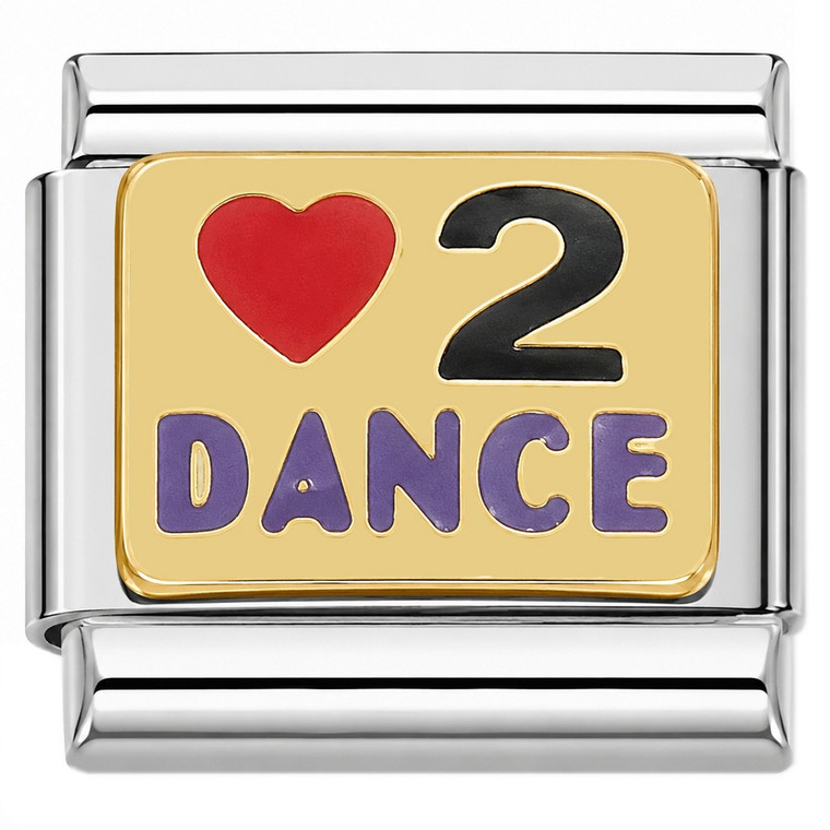 Love To Dance Italian Charm