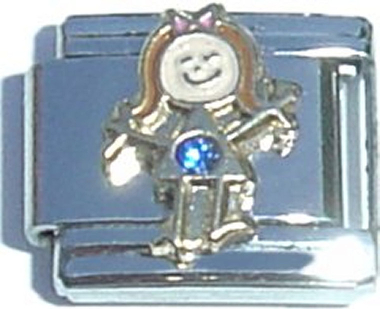 September Girl Italian Charm