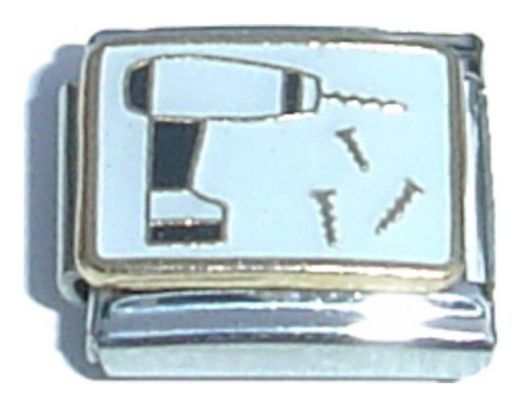Power Drill And Screws Italian Charm