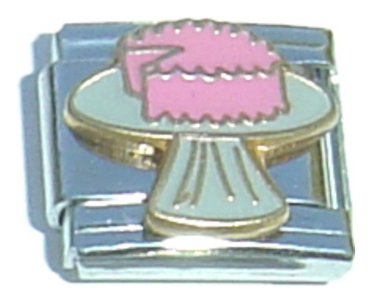 Pink Cake Italian Charm