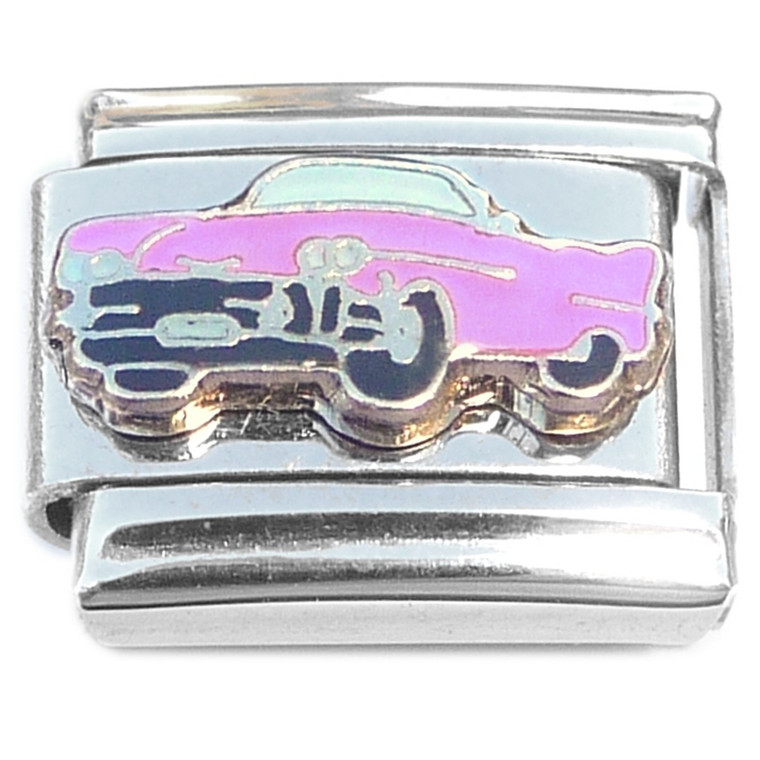 Purple Classic Convertible Italian Charm