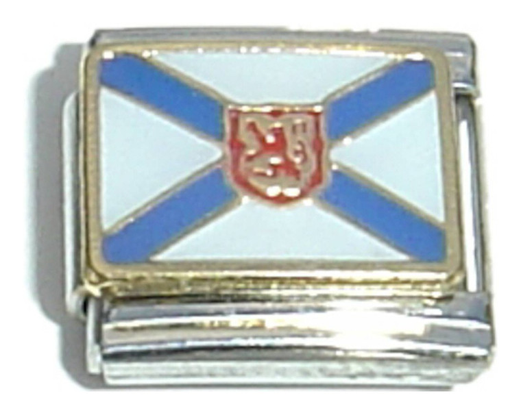 Nova Scotia Flag Italian Charm