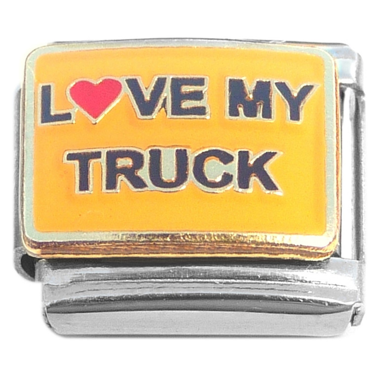 Love My Truck Italian Charm