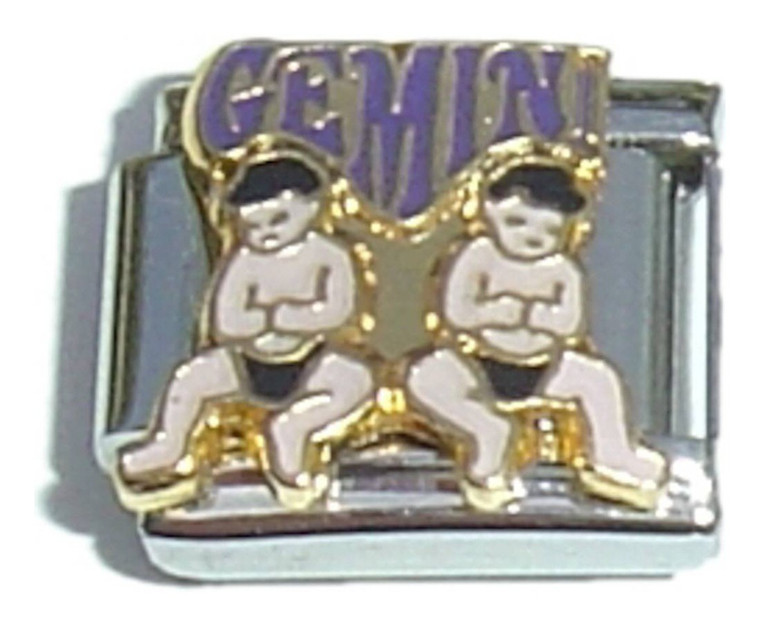 Gemini Twins Italian Charm