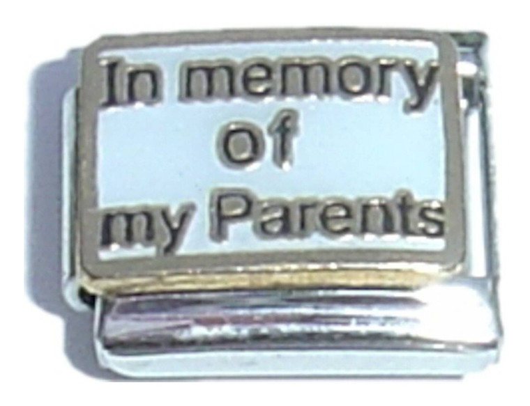 In Memory of My Parents Italian Charm