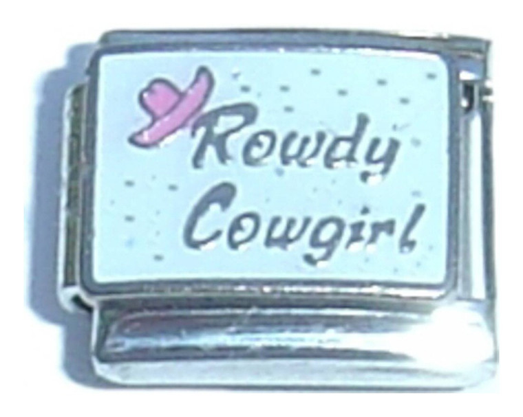Rowdy Cowgirl Italian Charm