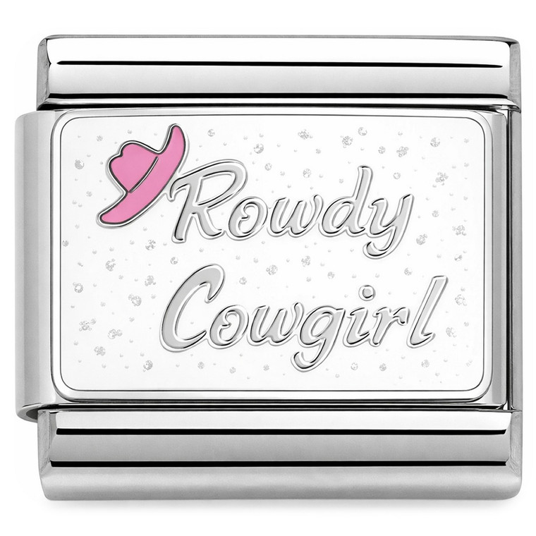 Rowdy Cowgirl Italian Charm