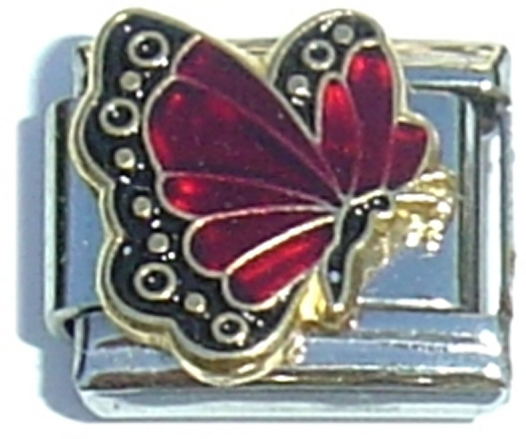 January Flying Butterfly Italian Charm
