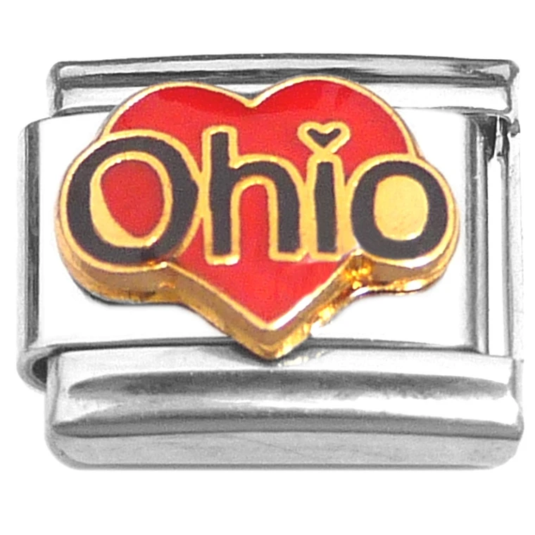 Ohio Italian Charm