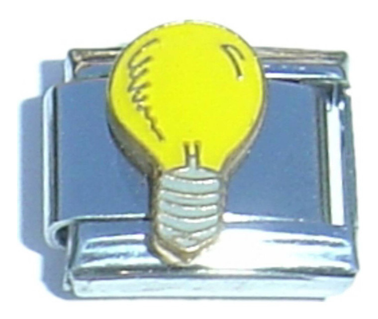 Light Bulb Italian Charm