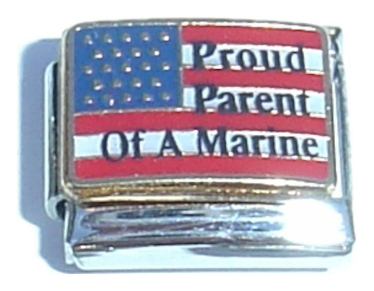 Proud Parent of A Marine Italian Charm