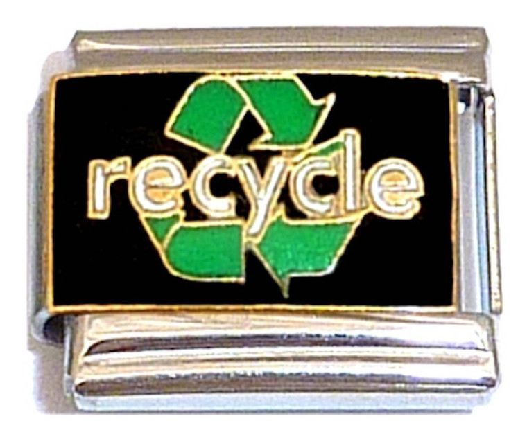 Recycle Italian Charm
