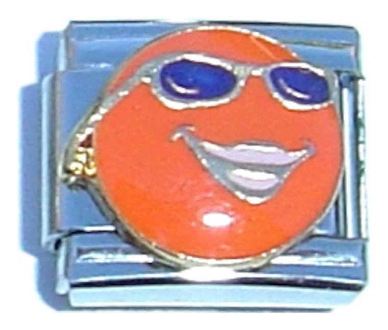 Sunglass Smiley Italian Charm
