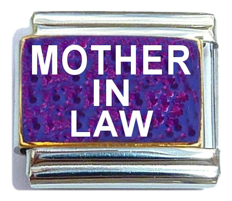 Mother In Law Purple Italian Charm