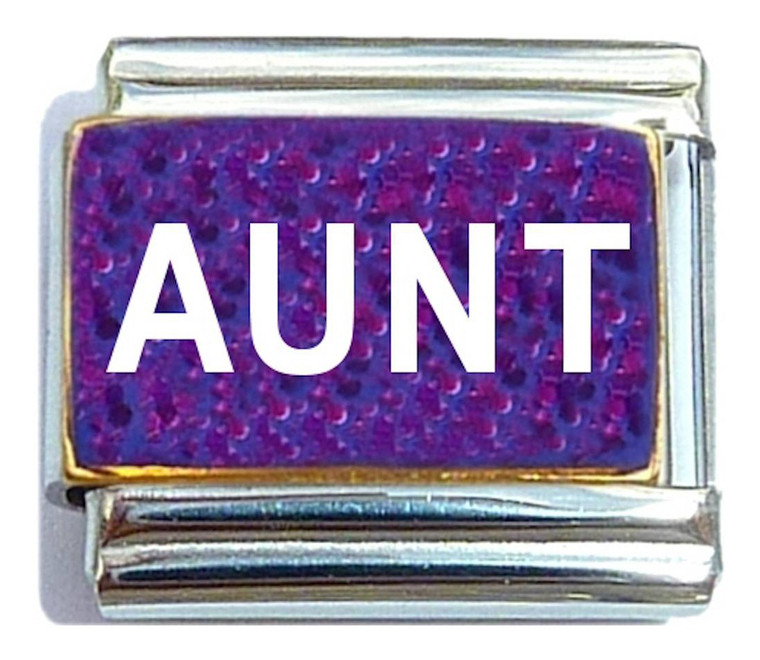 Aunt Purple Italian Charm