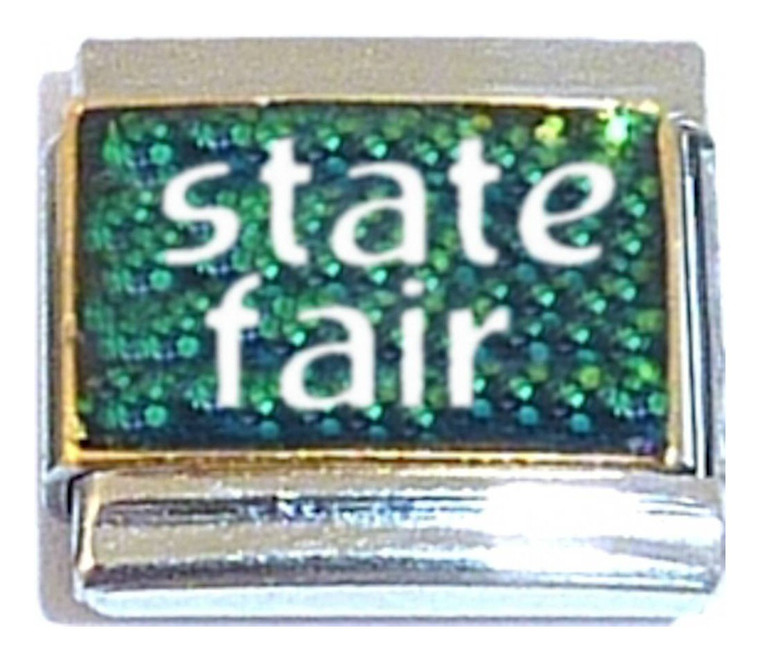 State Fair Dark Sparkly Italian Charm