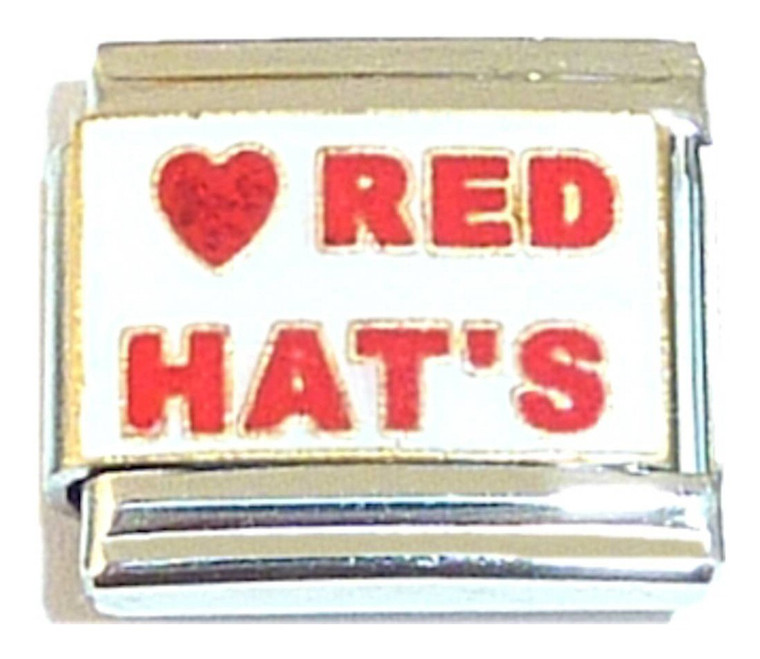 Red Hats Italian Charm