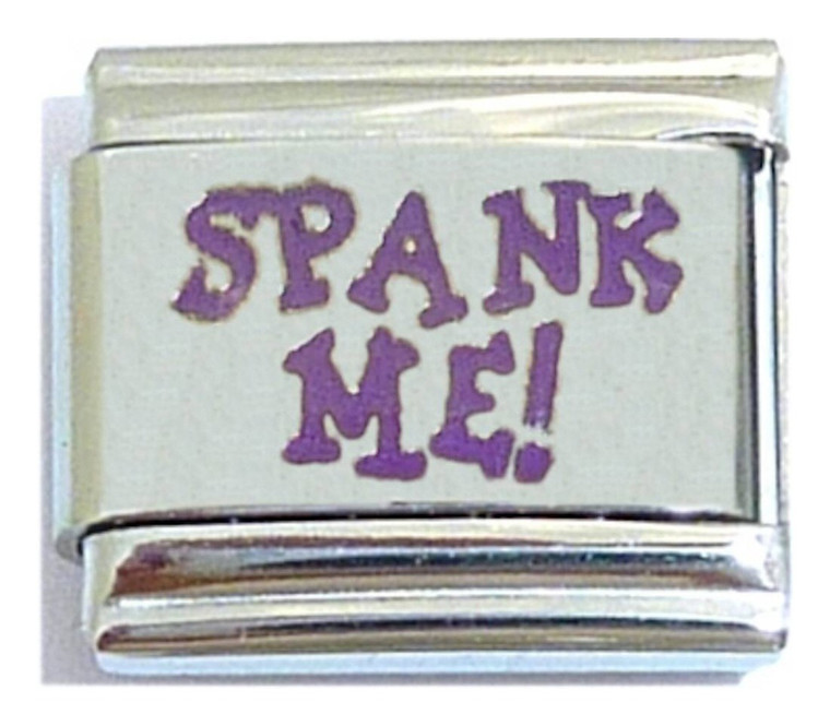 Spank Me! Purple Italian Charm