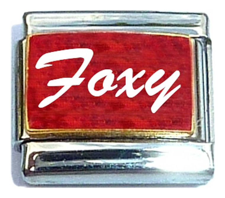 Foxy Red Italian Charm
