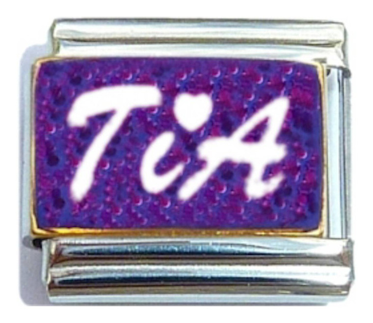 Tia Purple Italian Charm