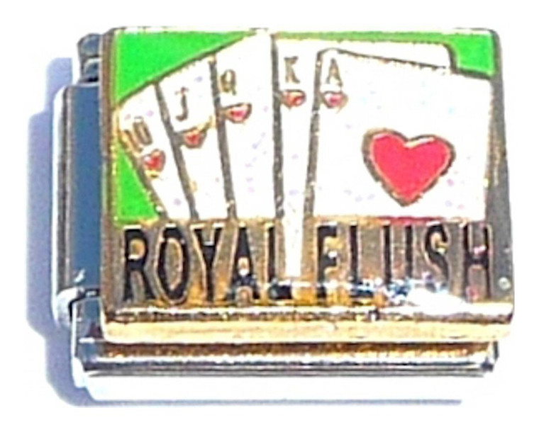 Royal Flush Italian Charm