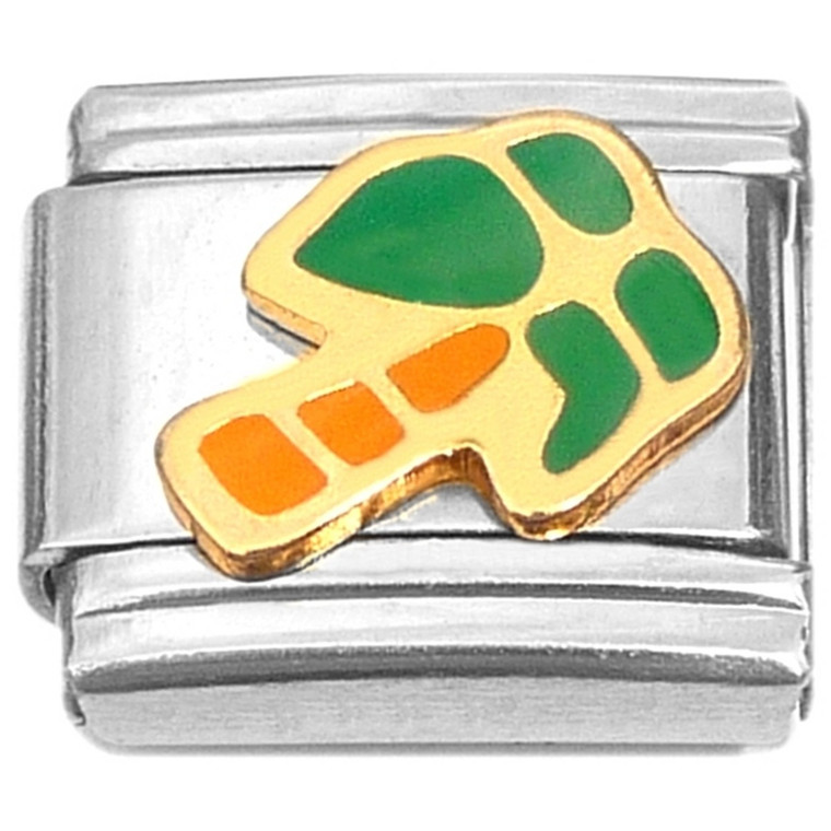 Tropical Palm Tree Waving Italian Charm