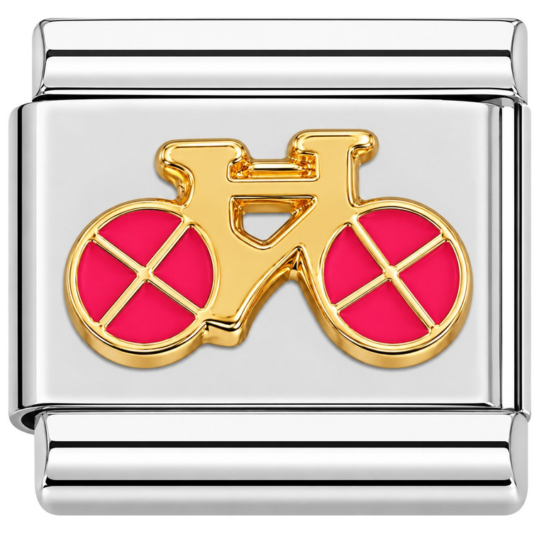 Red Bicycle Bike Ride Italian Charm