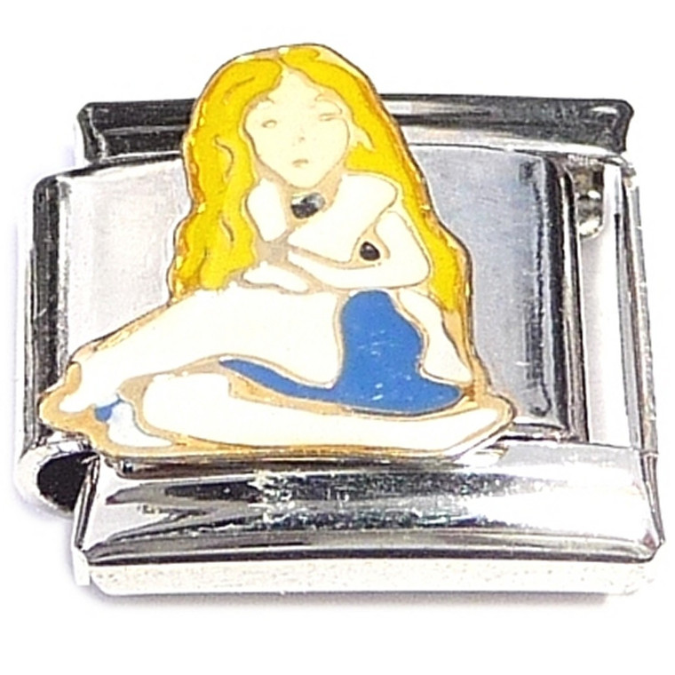 Alice in Wonderland Italian Charm