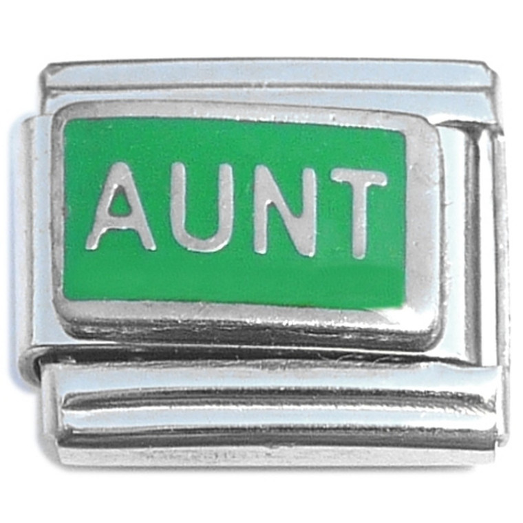 Aunt Green Italian Charm
